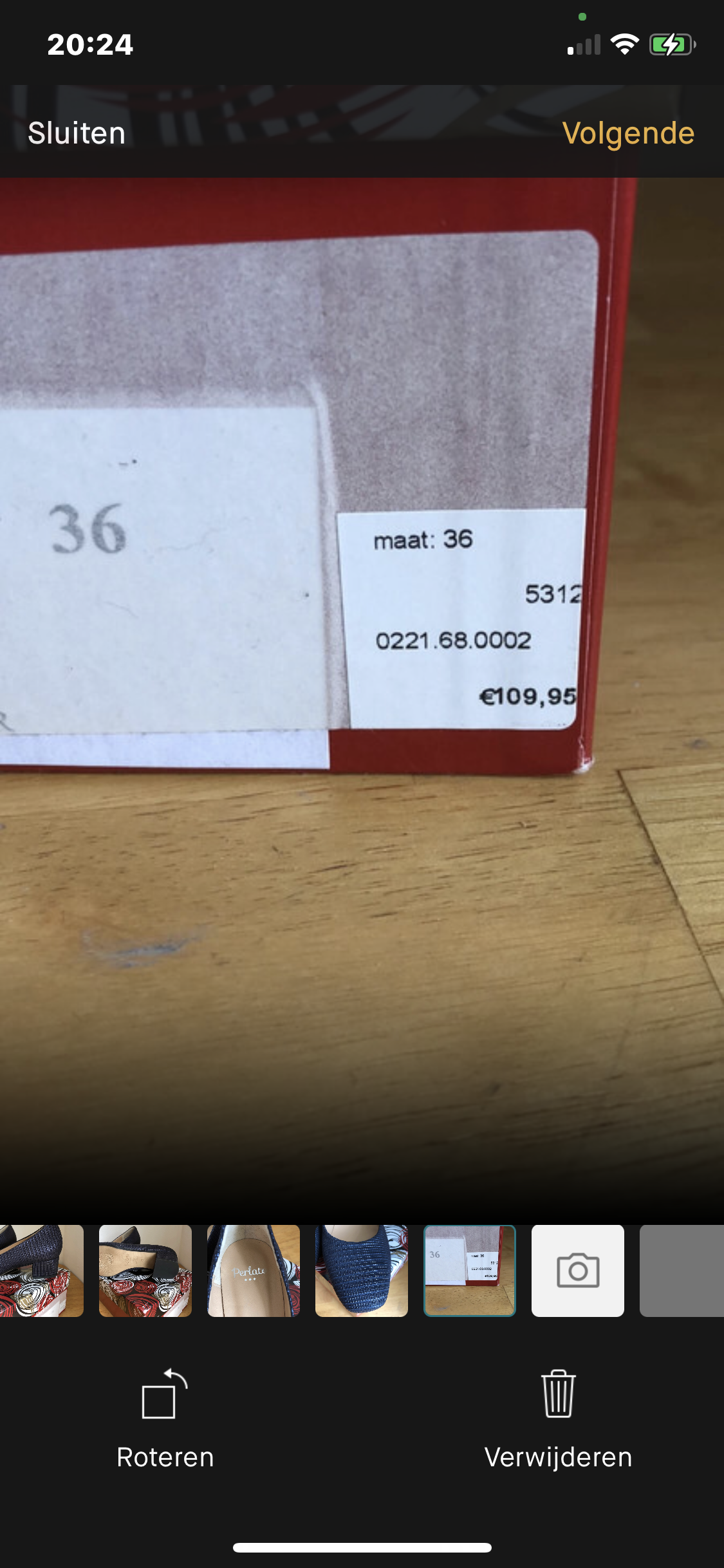 Perlato pump maat 36